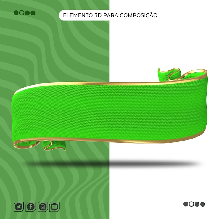 PSD psd element 3d para compositão (composição em 3d)