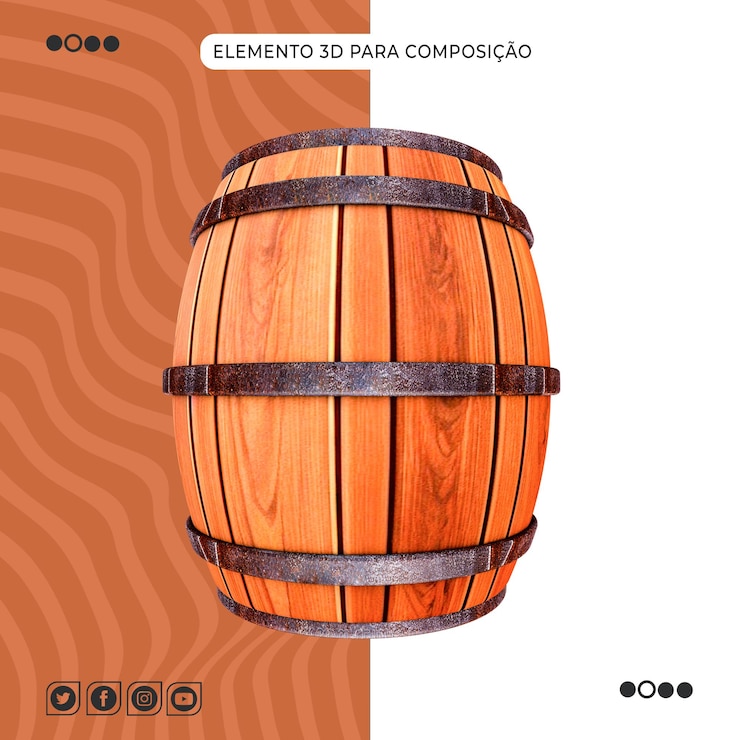 PSD psd element 3d pour la composition