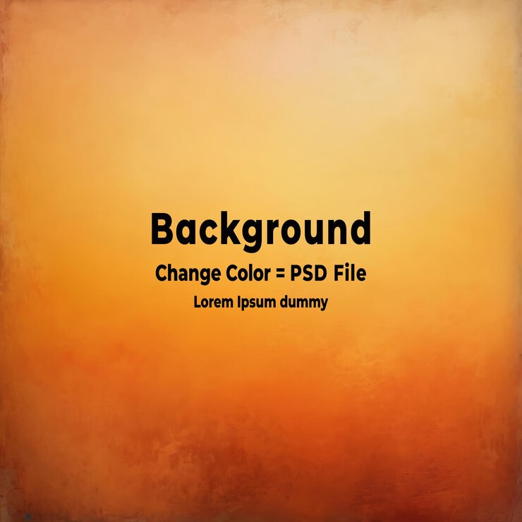 PSD psd estandarte de pared de cemento o hormigón de textura grunge amarillo y naranja horizontal con fondo en blanco