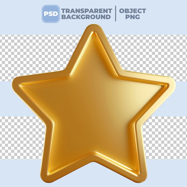 Psd étoile Ramadan Icône Arabe 3d Rendu D'arrière-plan Transparent Png