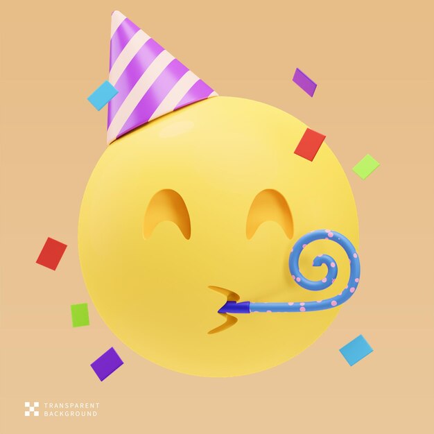 PSD felicità di compleanno 3D Illustrazione