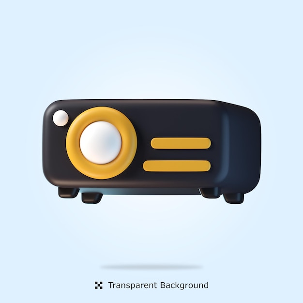 PSD-Filmprojektor 3D-Symbol