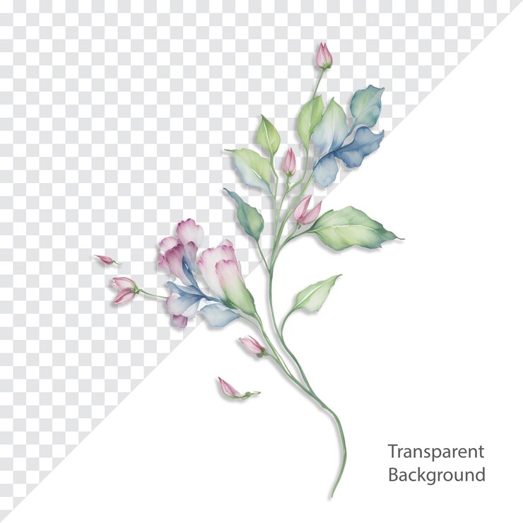 PSD psd flor fondo transparente