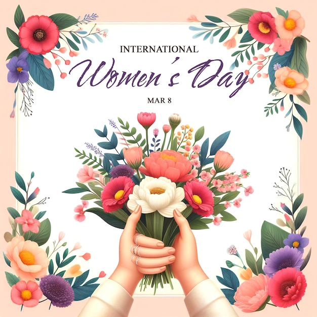 Psd-Flyer zum Frauentag