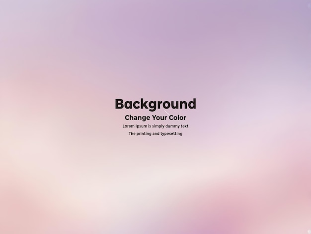 PSD Un fond de gradient pastel doux et rêveur avec des teintes douces de fond de nuage rose avec une couleur