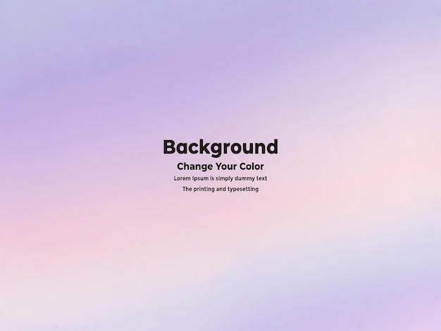 PSD Un fond de gradient pastel doux et rêveur avec des teintes douces de fond de nuage rose avec une couleur