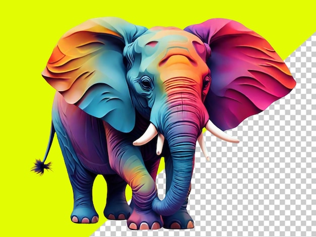 PSD psd de fond transparent d'éléphant