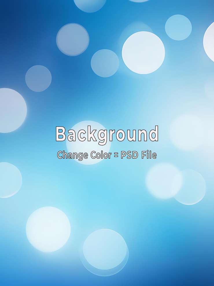 PSD psd fondo azul abstracto con patrón bokeh brillante textura suave y diseño de luz moderno ai
