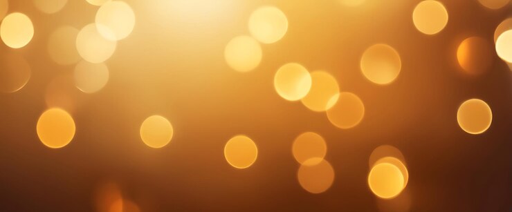 PSD psd fondo bokeh dorato caldo con effetti di luce sognanti estetico e accogliente
