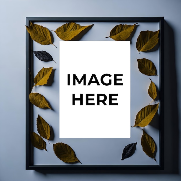 Psd-foto-mockup-rahmen im wohnzimmer