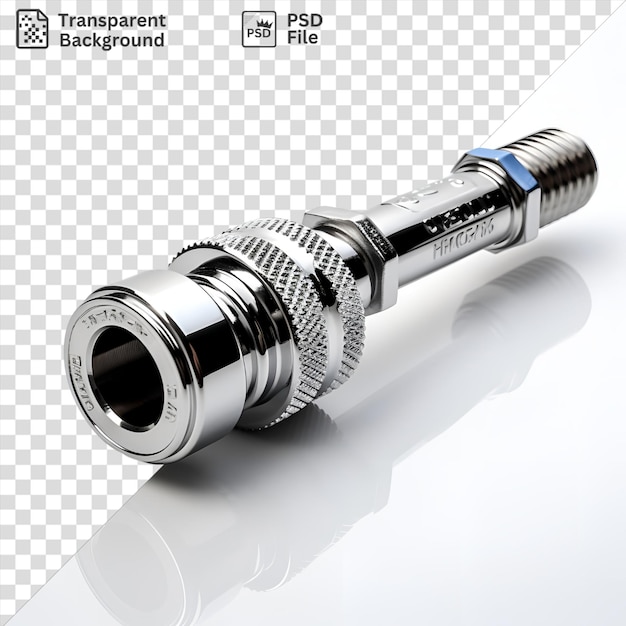 PSD psd fotográfica realista chave de tubo de encanadores em um fundo isolado