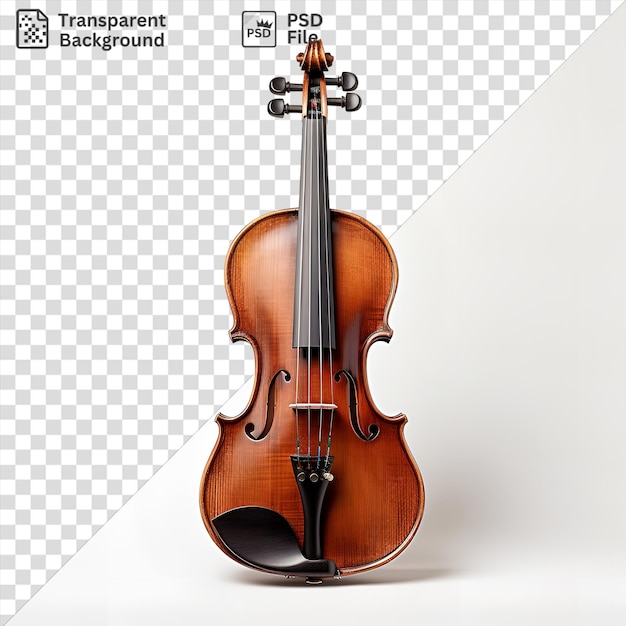 PSD psd fotográfico realista luthiers violín en la fabricación contra un fondo aislado