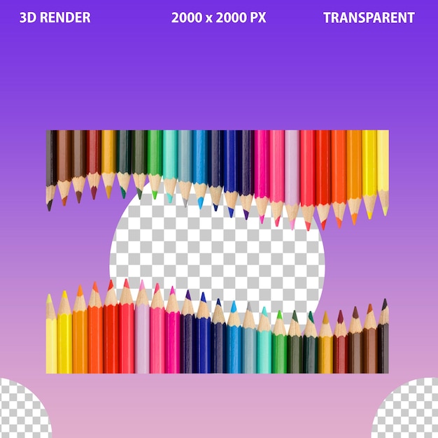 PSD de fournitures scolaires stationnaires articles crayons et stylos