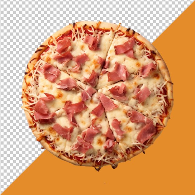 PSD psd fresca y sabrosa pizza de reuben aislada en un fondo transparente