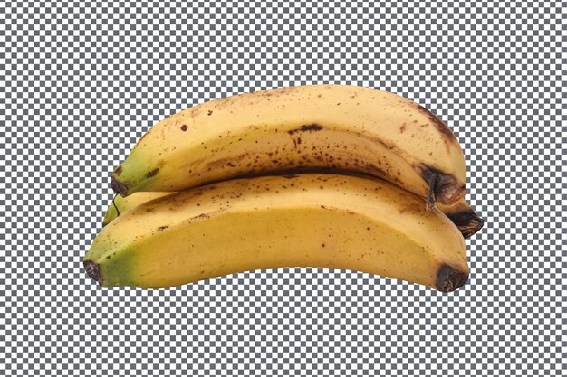 PSD psd frutas de plátano aisladas sobre un fondo transparente