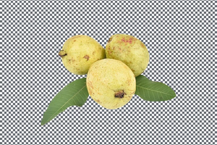 PSD psd frutta di guava isolata su sfondo trasparente