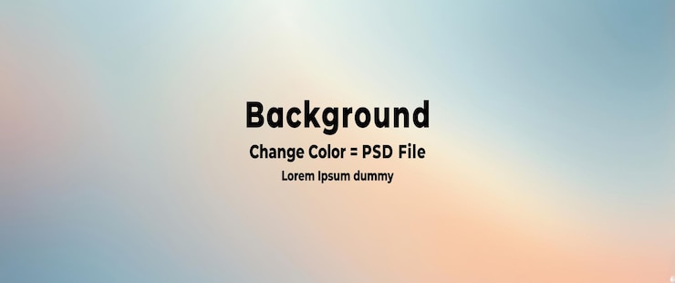 PSD psd fundo de gradiente desfocado horizontal longo
