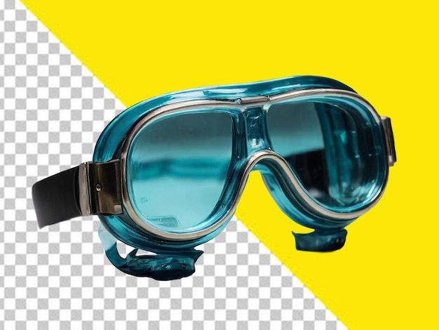 PSD psd de gafas de natación sobre un fondo transparente