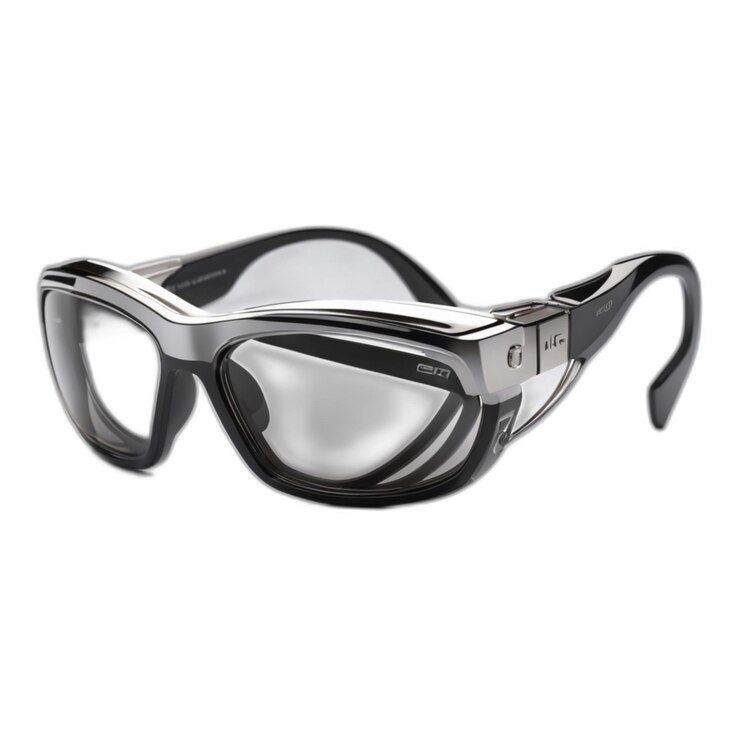 PSD psd de gafas sobre un fondo blanco