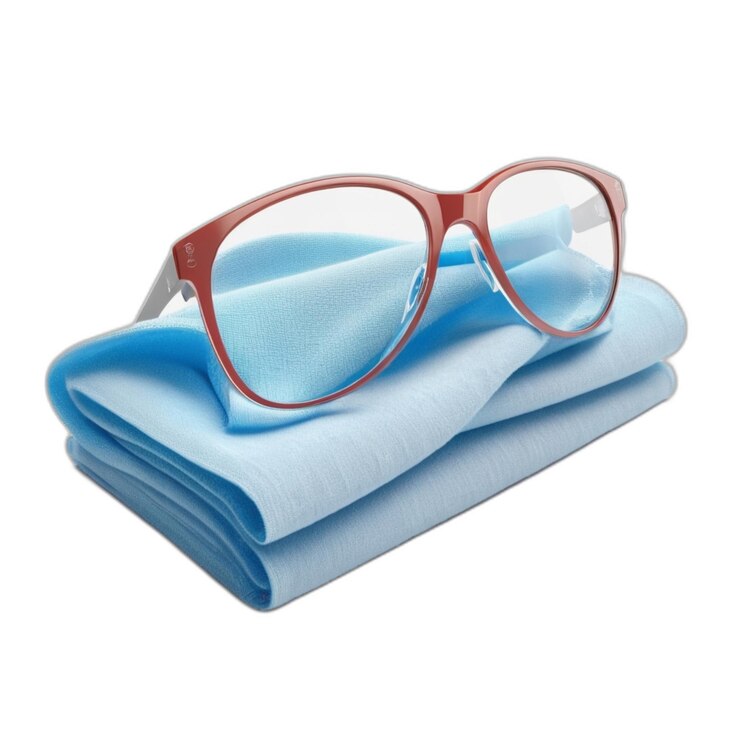 PSD psd de gafas sobre un fondo blanco