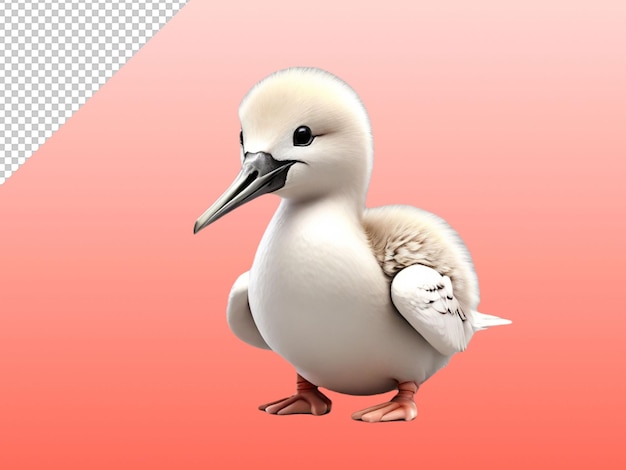 PSD psd de un gannet en un fondo transparente