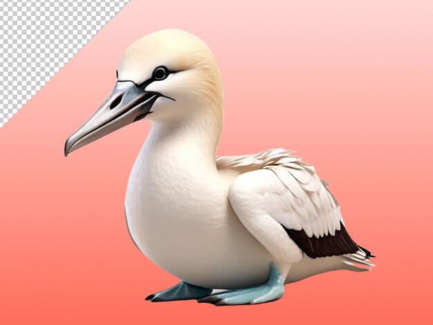 PSD psd de un gannet en un fondo transparente