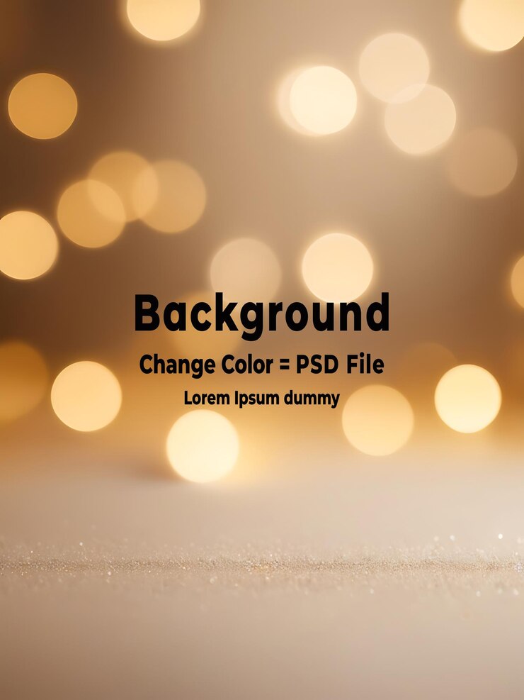 PSD psd garland com luzes amarelas