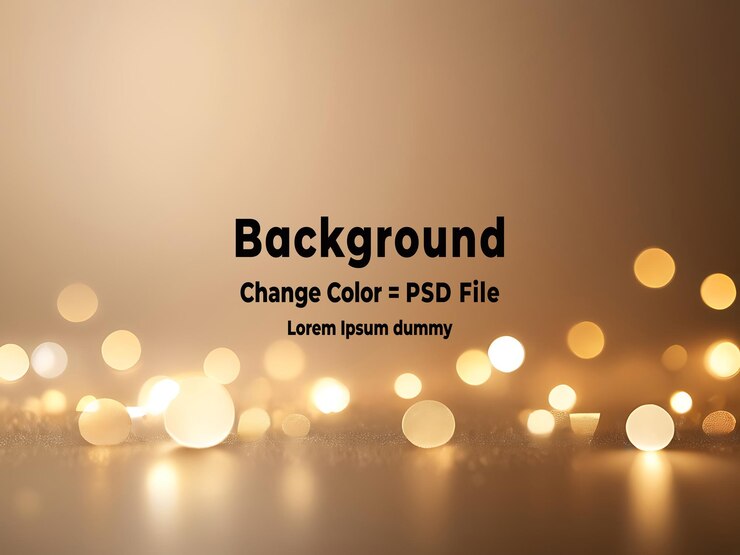PSD psd garland con luces amarillas