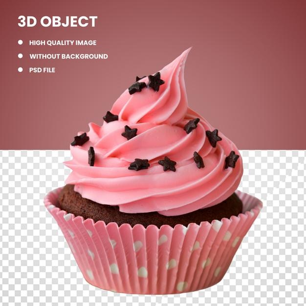 PSD gâteau au chocolat avec des fèves au chocolat et de la crème fouettée