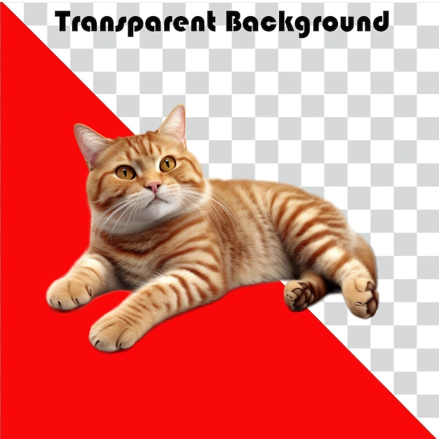 PSD psd gato transparente