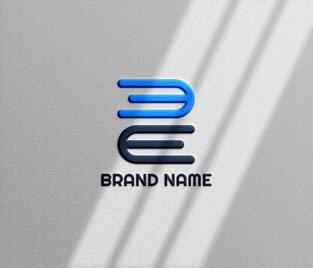 PSD-geprägtes Logo-Modell