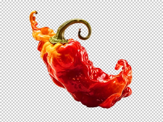 PSD psd ghost pepper png em um fundo transparente