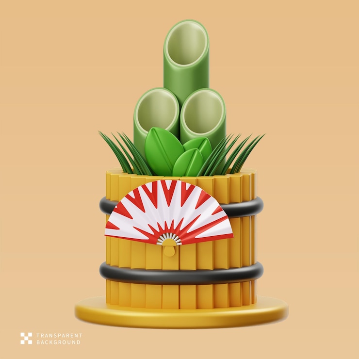 PSD psd giapponese kodamatsu illustrazione 3d