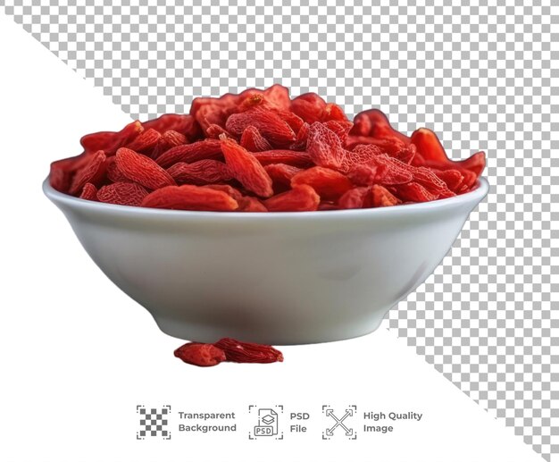 PSD psd goji berry isolado