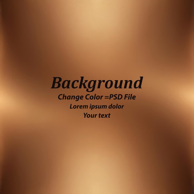 PSD psd golden bronze gradient background with radiant metallic shimmer for premium luxury product ads ai