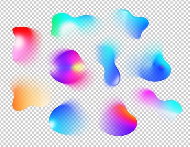 PSD-Gradient-Blob-Design-Kollektion