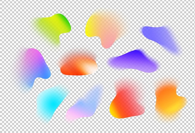 PSD psd-gradient-blob-design-kollektion