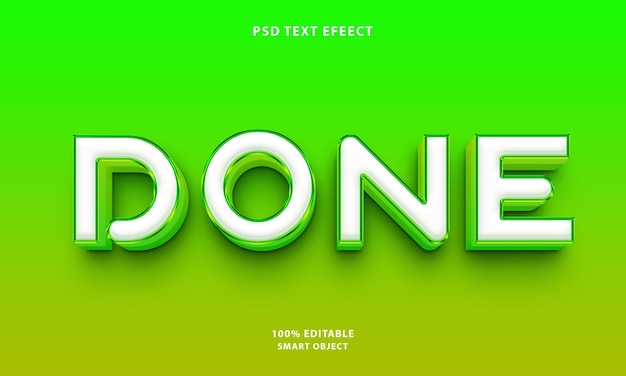 PSD psd gratuit avec effet de texte modifiable en 3d