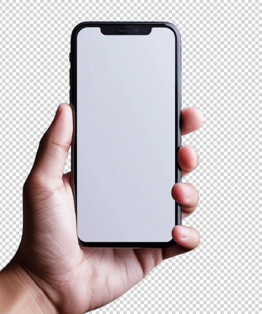 PSD gratuit PSD un appareil mobile réaliste isolé sur un fond transparent que vous pouvez utiliser pour votre maquette