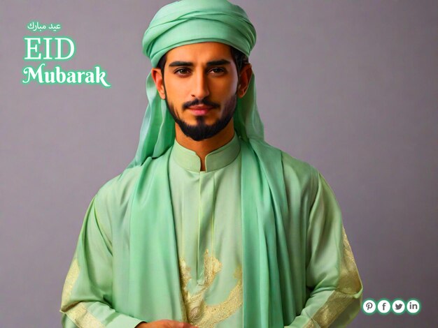 Psd gratuito eid mubarak design de postagem de mídia social