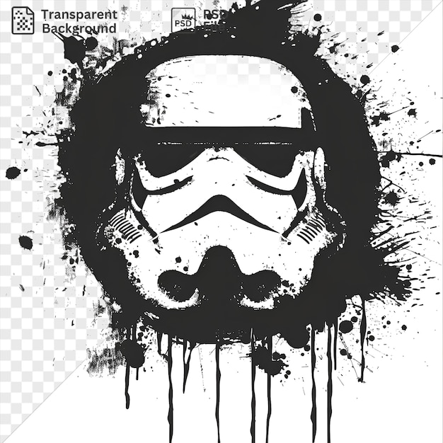 PSD psd grunge splatter texture vector symbol rebel schwarz und weiß ein mann mit helm und beskyttungsbrille