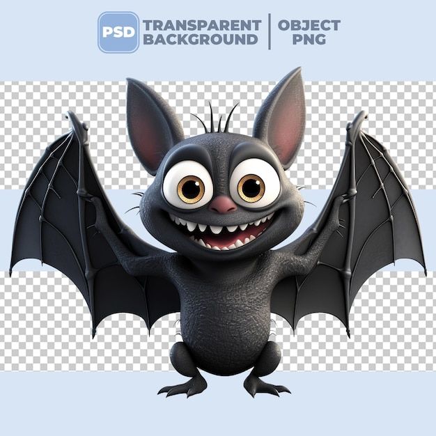 PSD psd halloween bat png (en anglais)