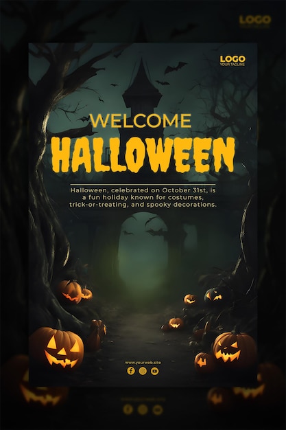 Psd halloween digital art kit