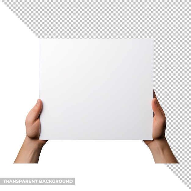 PSD-Handpapier ohne Hintergrund