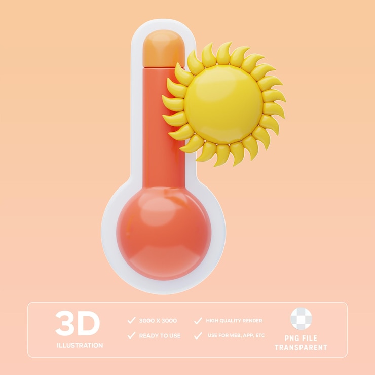 PSD psd heiße 3d-illustration