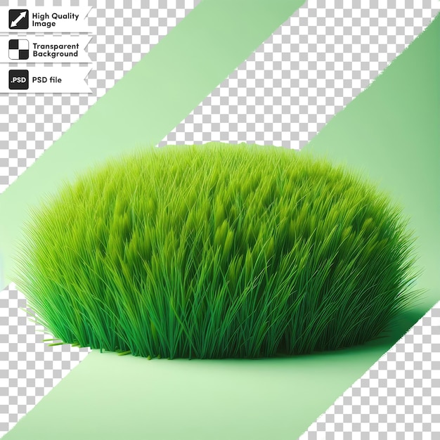 Psd Herbe Verte Sur Fond Transparent