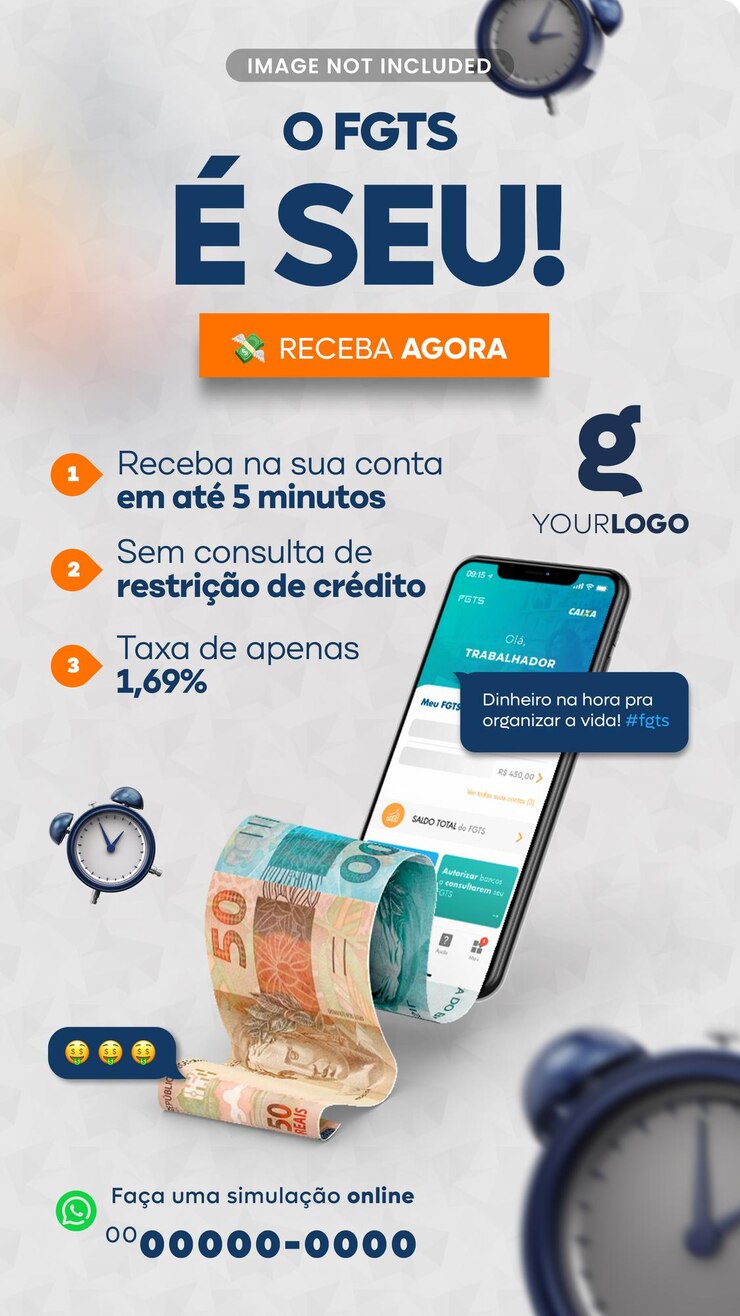 PSD psd historia receba o su fgts