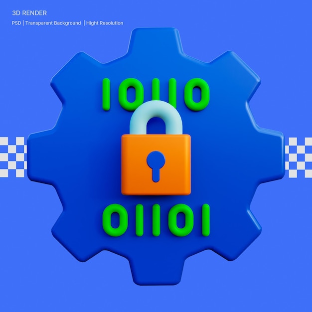 PSD icono 3d render ilustración aislado premium fondo transparente psd