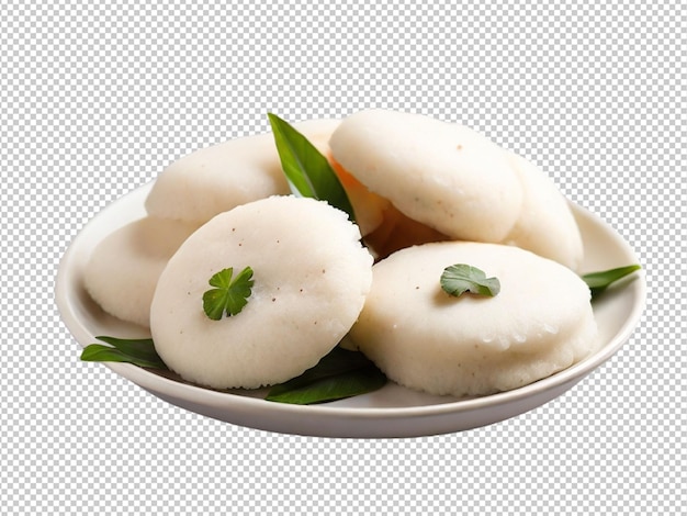 Psd de un idli en un fondo transparente