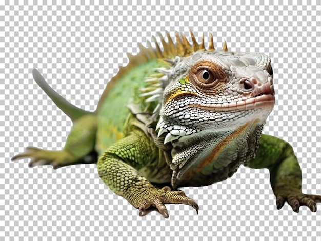 PSD psd de una iguana verde